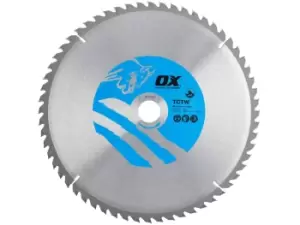 Image of OX Tools OX-TCTW-3053060 OX Wood Cutting Circular Saw Blade 305mm x 30 x 60T ATB