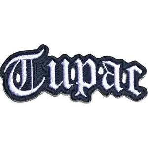 Image of Tupac - Cut-Out Logo Standard Patch