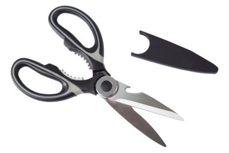 Image of Interiors by Premier Multipurpose Scissors, Eronomic Sharp Blades Scissors, Comfortable Stainless Steel Scissors Grey
