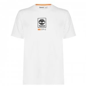 Image of Timberland Logo Play T Shirt - White