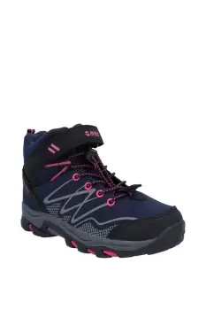 Image of Hi Tec Blackout Mid Boots Female Navy/Magenta UK Size 10