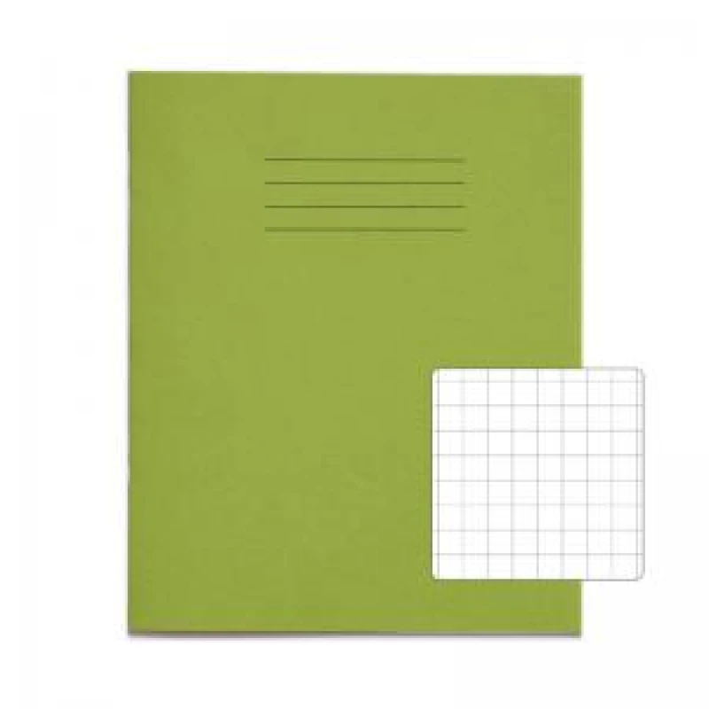 Image of VEX544 - 222 - 0: RHINO 8 x 6.5 Exercise Book 80 Page Light Green S10 (Pack of 100)