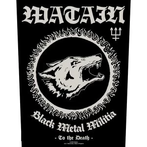 Image of Watain - Black Metal Militia Back Patch