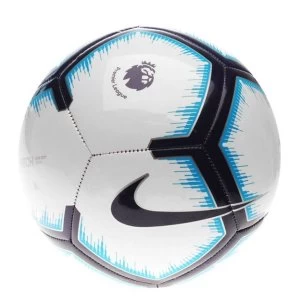 Image of Nike Pitch Premier League 1819 Football WhitePurple Size 5