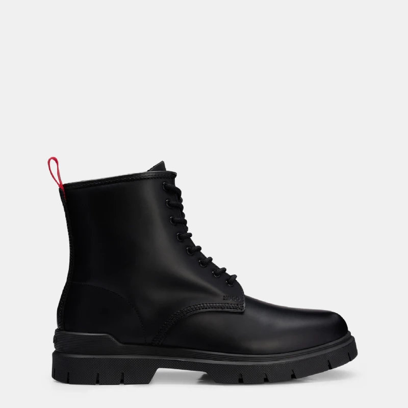 Image of Hugo Mens Ryan Brogue Boots Black male 6 (40)