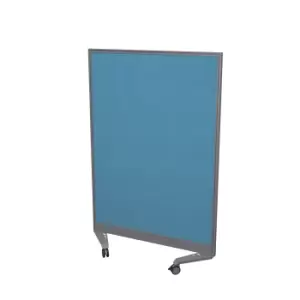 Image of Mobile Type 1 Single Toolrail Screen Silver Frame - 1000W X 1500H Band 2