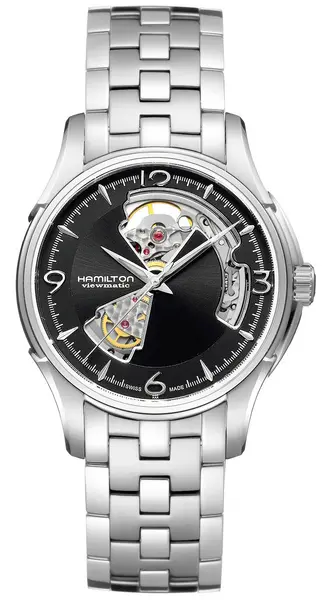 Image of Hamilton Watch Jazzmaster Auto Open Heart - Black HM-239