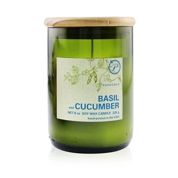 Image of PaddywaxEco Candle - Basil & Cucumber 226g/8oz
