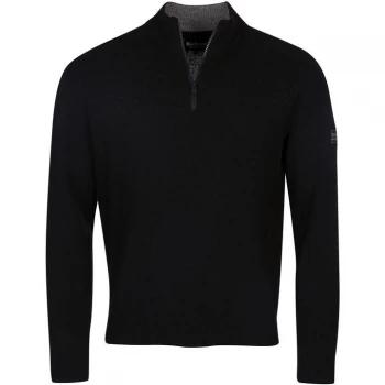 Image of Barbour International Transmission Half Zip - Black BK31