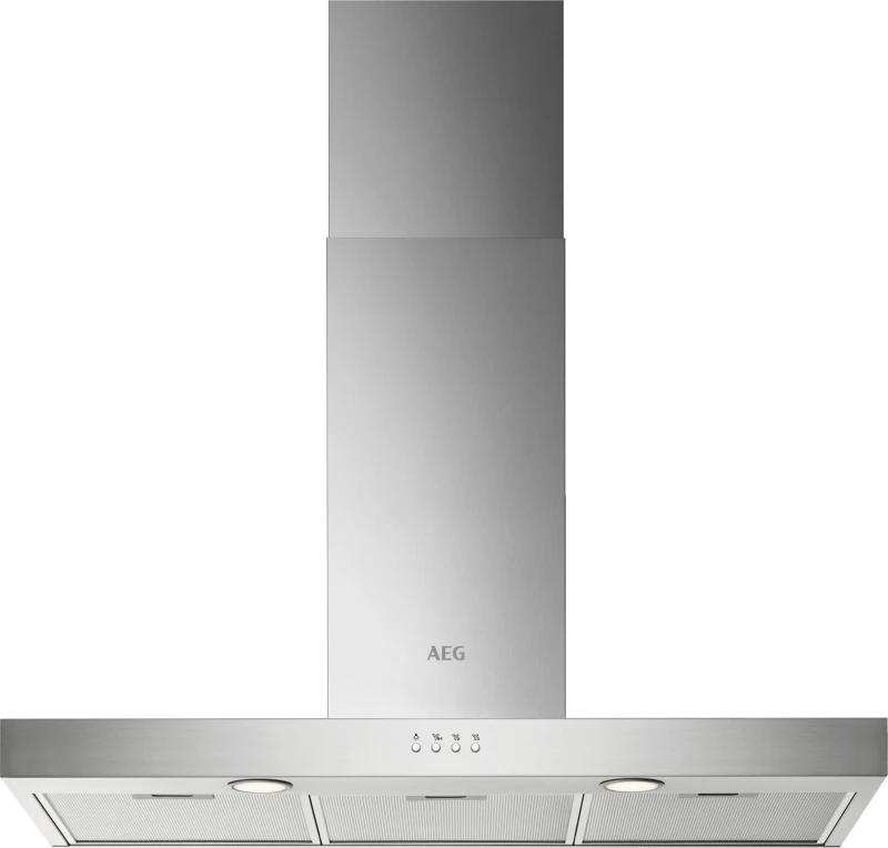 Image of AEG 6000 ExtractionTech DBX3950M 90cm Chimney Cooker Hood - Stainless Steel