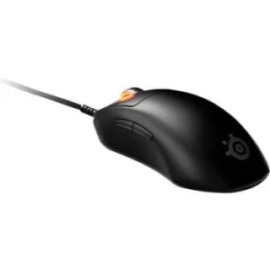 Image of Steelseries Prime Corded Gaming mouse Optical Ergonomic, Backlit, Detachable cable Matt black