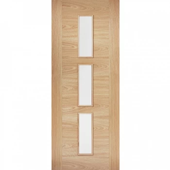 Image of LPD Sofia Fully Finished Oak Glazed Internal Door - 1981mm x 838mm (78 inch x 33 inch)