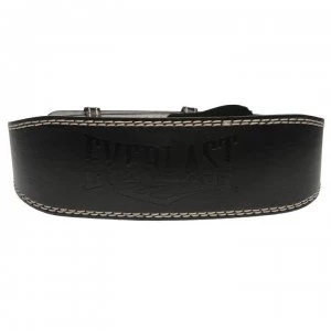 Image of Everlast Leather Weight Lifting Belt - Black