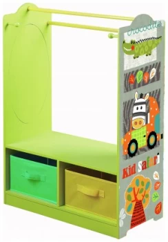 Image of Liberty House Toys Safari Wooden Dress Up with Storage Bins