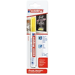 Image of edding Chalk Marker 4095 Round Neon Yellow