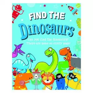 Image of Find the Dinosaurs Activity Book Pack of 12 27072-DINO