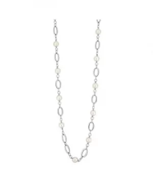 Image of Jon Richard Cream Pearl Oval Necklace