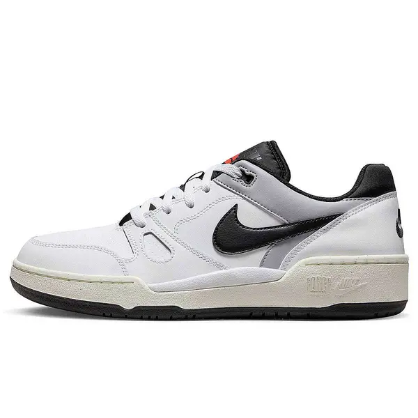 Image of Nike Full Force Low, White/black-pewter-sail-black-team Orange Male 42 1/2