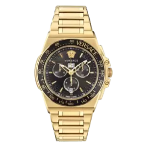 Image of Gents Greca Black Aluminous Watch VE7H00623