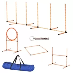Image of PawHut Pet Agility Training Equipment Kit