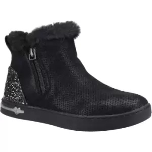 Image of Skechers Girls Shoutouts Cozy Cushioned Zip Up Boots UK Size 3 (EU 36)