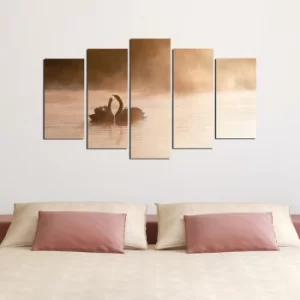 Image of 5MF-32 Multicolor Decorative MDF Painting (5 Pieces)