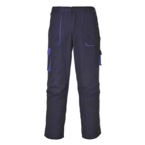 Image of Portwest TX11 Texo Contrast Trouser Navy Blue Small 31"