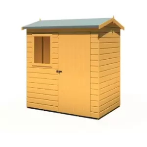 Image of Shire Lewis 6ft x 4ft Reverse Apex Style Handmade Garden Shed Style C