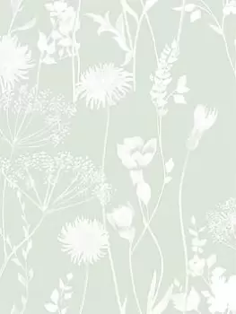 Image of Catherine Lansfield Meadowsweet Wallpaper