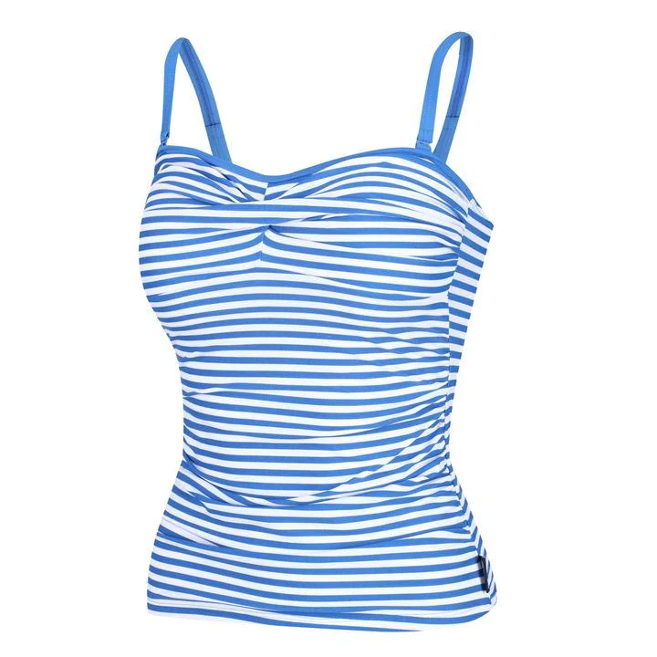 Image of Regatta Blue 'Aceana Ll' Multiway Straps Tankini Top - 10