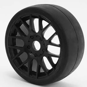 Image of Sweep 1/8Th Gt R2 Pro Compound Slick Glued 45Deg/Black Wheel