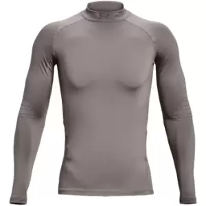 Image of Under Armour CoolGear Mock Base Layer Top Mens - Grey