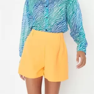 Image of Missguided Tailored Shorts - Orange