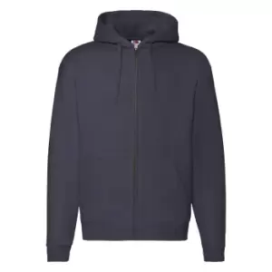 Image of Fruit of the Loom Mens R Hoodie (S) (Navy Heather)