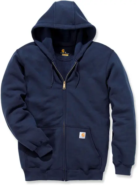 Image of Carhartt Midweight, zip hoodie , color: Dark Blue , size: XXL