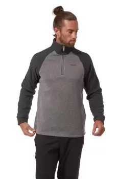 Image of Half-Zip 'Barker' Knitlook Fleece