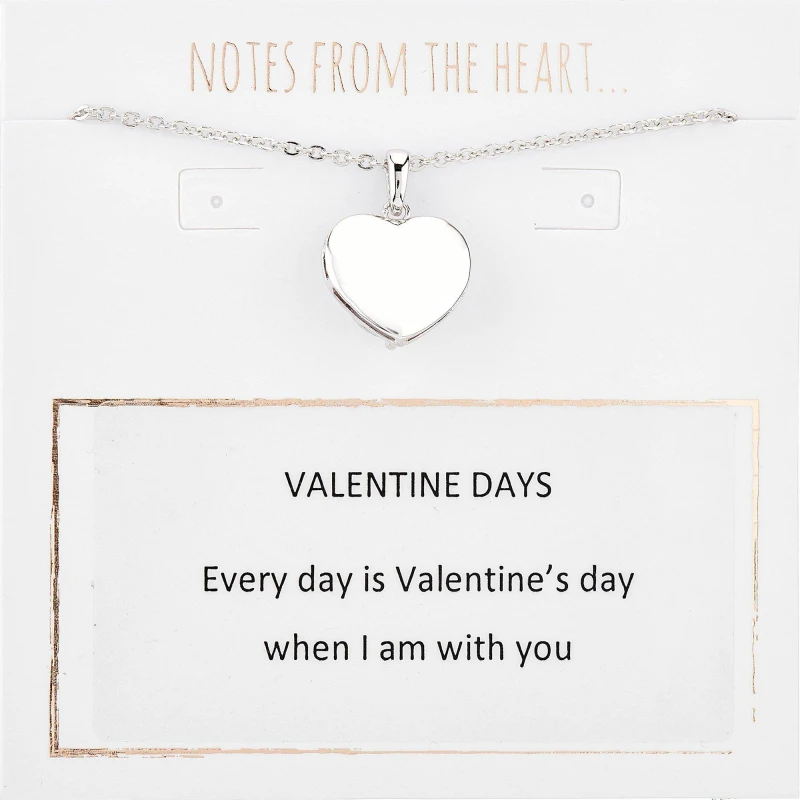 Image of Notes From The Heart NFTH-VALENTINE DAYS Silver unisex one size