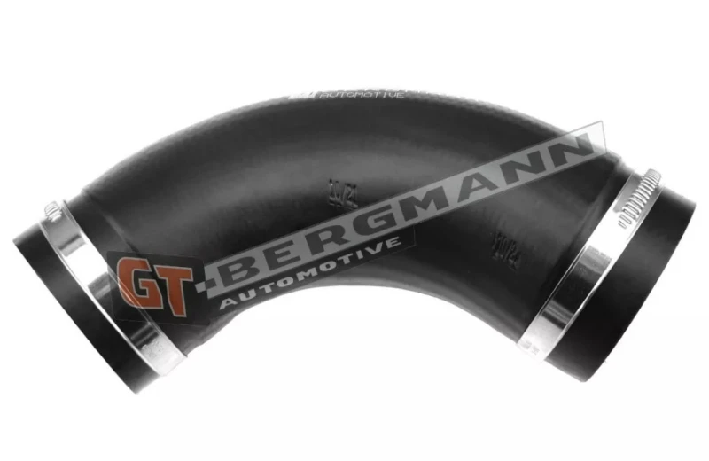 Image of GT-BERGMANN GT52-175 Turbocharger Hose with clamping pieces, Rubber with fabric lining Rubber with fabric lining Charger Intake Hose (3314)