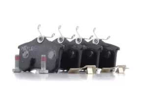 Image of MEYLE Brake pad set 025 209 6117/PD Brake pads,Brake pad set, disc brake VW,AUDI,OPEL,Golf IV Schragheck (1J1),Golf V Schragheck (1K1),POLO (9N_)