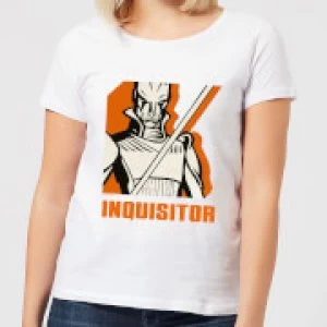 Image of Star Wars Rebels Inquisitor Womens T-Shirt - White - 3XL