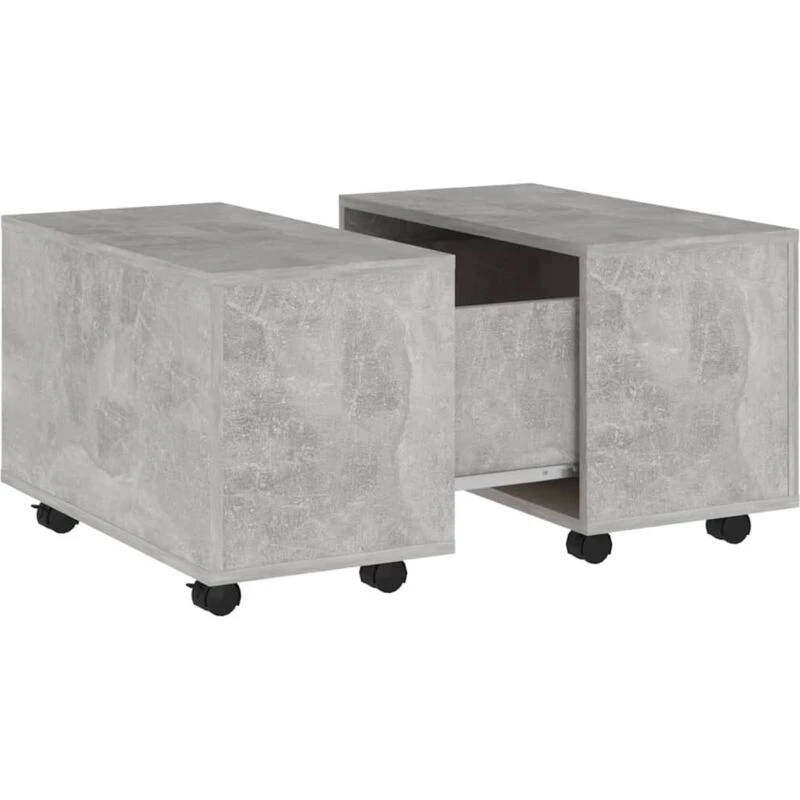 Image of VIDAXL Vidaxl - Coffee Table Concrete Grey 60x60x38cm Engineered Wood 8720286560631