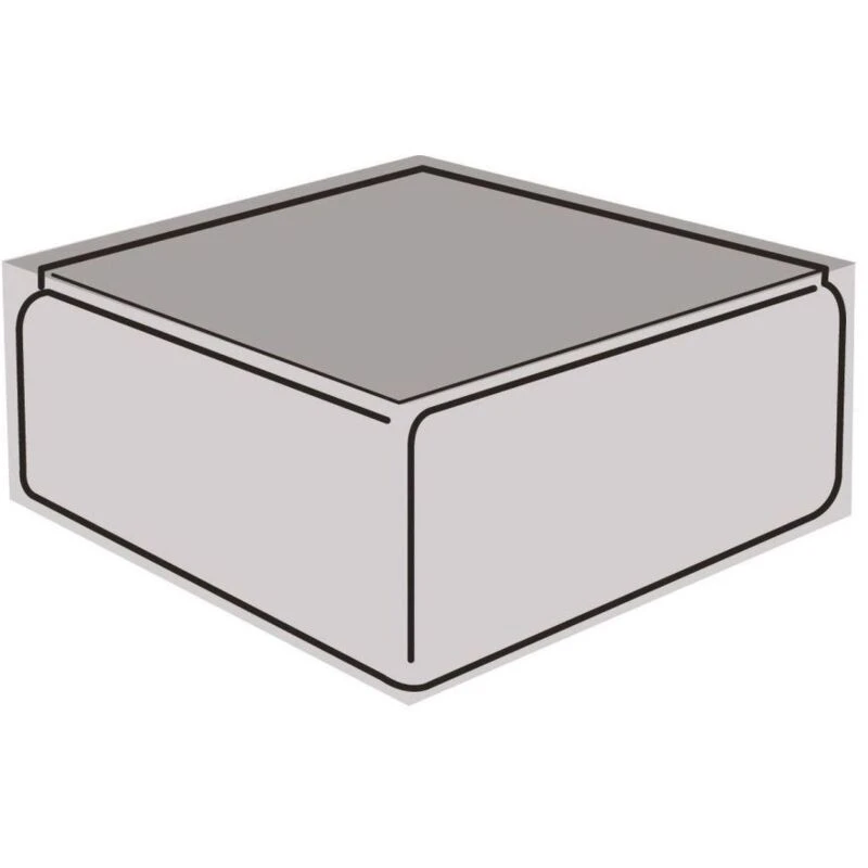Image of Garland Small Coffee Table Cover Black, 7 Year Warranty W1678