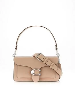 Image of Coach Tabby 26 Pebble Leather Cross-Body Bag - Taupe