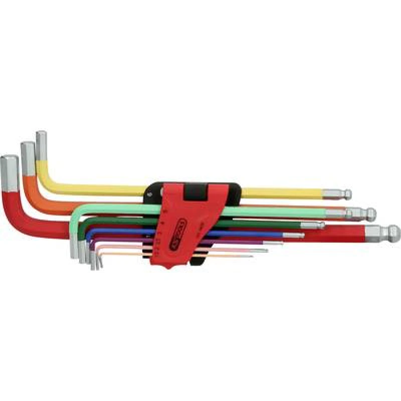 Image of KS Tools KS Tools 151.4420 Allen Allen key set 1.5 mm, 2 mm, 2.5 mm, 3 mm, 4 mm, 5 mm, 6 mm, 8 mm, 10 mm 9 Piece 1514420