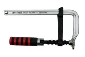 Image of Teng Tools CMF16T F Clamp 160 x 80mm - 180° Swivel Handle - Extra Torque
