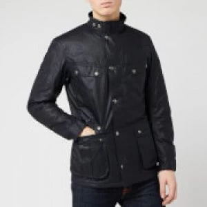 Image of Barbour International Mens Duke Wax Jacket - Navy - M
