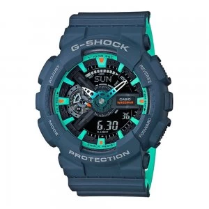 Image of Casio G-SHOCK Standard Analog-Digital Watch GA-110CC-2A - Blue