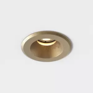 Image of Solway Coastal Outdoor Round Recessed Downlight Solid Brass IP65, GU10