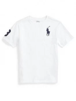 Image of Ralph Lauren Boys Pony Polo 3 T-Shirt - White