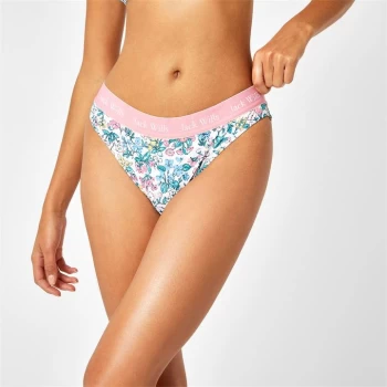 Image of Jack Wills Canterton Taped Bikini Bottoms - White Floral